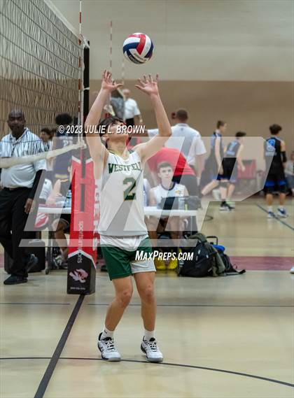 Thumbnail 1 in Roncalli vs Westfield (Fishers March Madness Tourney Rd 1) photogallery.