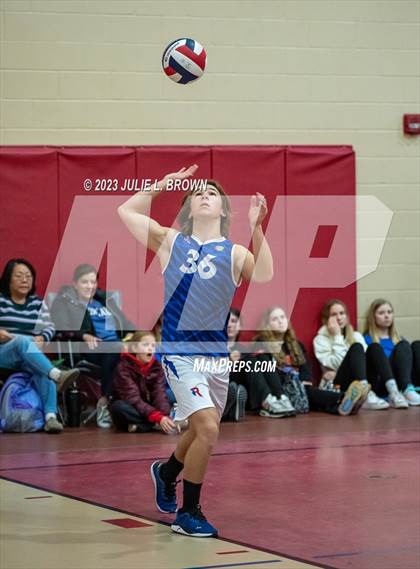 Thumbnail 1 in Roncalli vs Westfield (Fishers March Madness Tourney Rd 1) photogallery.