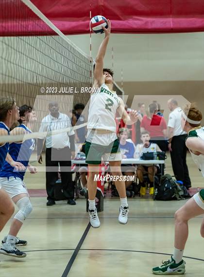 Thumbnail 3 in Roncalli vs Westfield (Fishers March Madness Tourney Rd 1) photogallery.