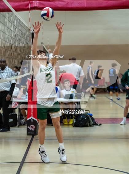 Thumbnail 1 in Roncalli vs Westfield (Fishers March Madness Tourney Rd 1) photogallery.