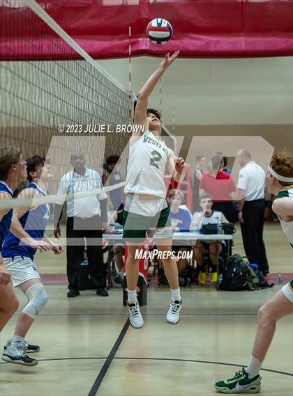 Thumbnail 2 in Roncalli vs Westfield (Fishers March Madness Tourney Rd 1) photogallery.