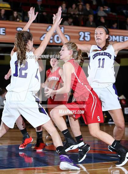 Thumbnail 1 in Monroe-Woodbury vs Somers (Slam Dunk Tourney) photogallery.