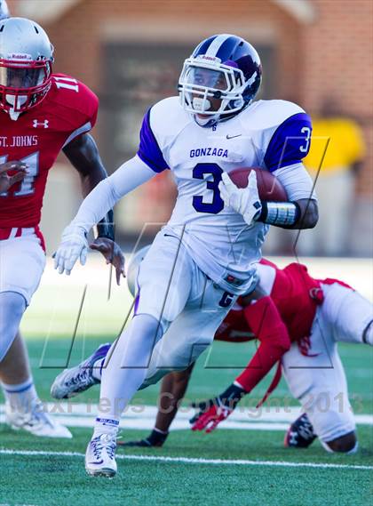 Thumbnail 2 in Gonzaga vs St. John's (WCAC Semifinal) photogallery.