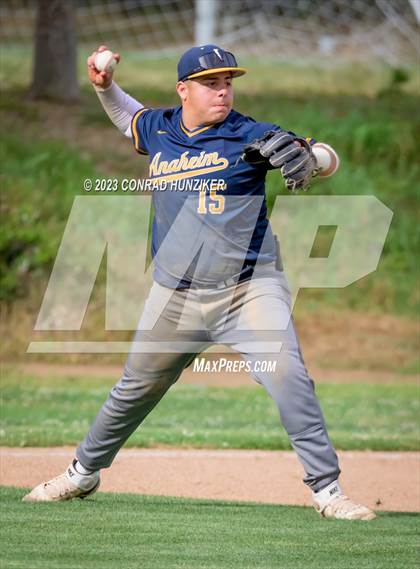Thumbnail 1 in Anaheim @ Marshall (CIF SS Division 5 Round 1) photogallery.