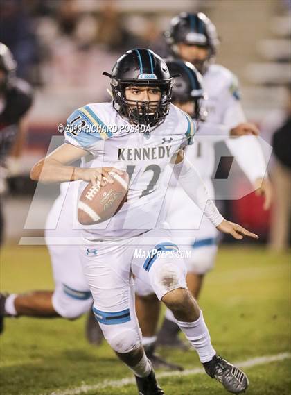 Thumbnail 1 in Selma vs. Kennedy (CIF CS D3 Semifinal) photogallery.