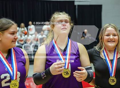 Thumbnail 2 in Neches vs. Harrold (UIL 1A Volleyball Final Medal Ceremony) photogallery.