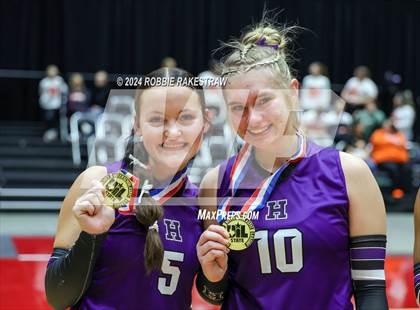 Thumbnail 2 in Neches vs. Harrold (UIL 1A Volleyball Final Medal Ceremony) photogallery.