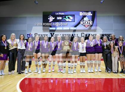 Thumbnail 3 in Neches vs. Harrold (UIL 1A Volleyball Final Medal Ceremony) photogallery.