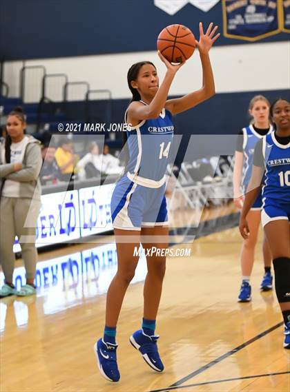Thumbnail 2 in Centennial (NV) vs. Crestwood Preparatory College (CAN) - (Nike Tournament of Champions) photogallery.