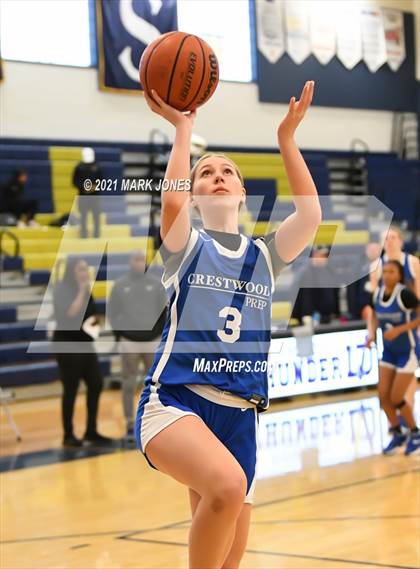 Thumbnail 3 in Centennial (NV) vs. Crestwood Preparatory College (CAN) - (Nike Tournament of Champions) photogallery.