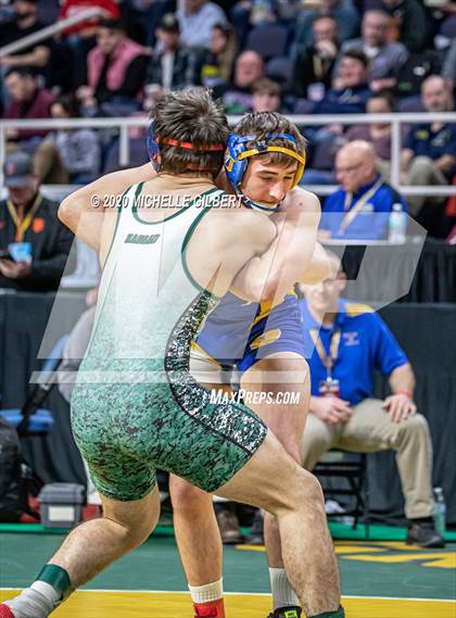 Thumbnail 1 in NYSPHSAA D2 Semifinals (152lbs to 285lbs) photogallery.