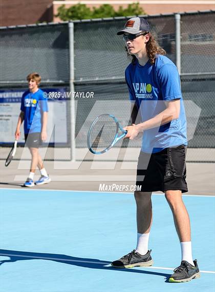 Thumbnail 2 in UIL 2A District Tennis photogallery.