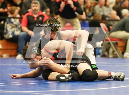 Thumbnail 2 in VHSL Wrestling State Championships (Class 6 Semifinals) photogallery.