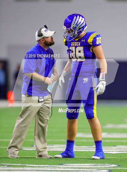 Thumbnail 3 in Pottsboro vs. Brock (UIL 3A Division 1 Semifinal) photogallery.