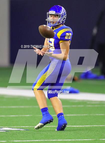 Thumbnail 3 in Pottsboro vs. Brock (UIL 3A Division 1 Semifinal) photogallery.