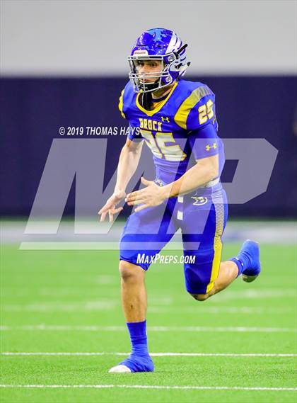 Thumbnail 3 in Pottsboro vs. Brock (UIL 3A Division 1 Semifinal) photogallery.