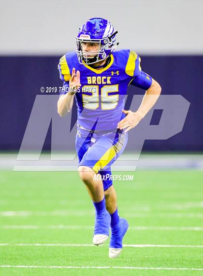 Thumbnail 1 in Pottsboro vs. Brock (UIL 3A Division 1 Semifinal) photogallery.