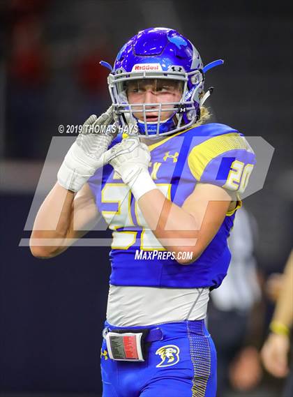 Thumbnail 3 in Pottsboro vs. Brock (UIL 3A Division 1 Semifinal) photogallery.