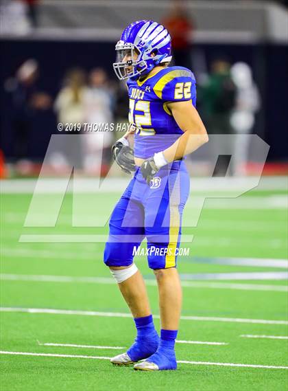 Thumbnail 2 in Pottsboro vs. Brock (UIL 3A Division 1 Semifinal) photogallery.