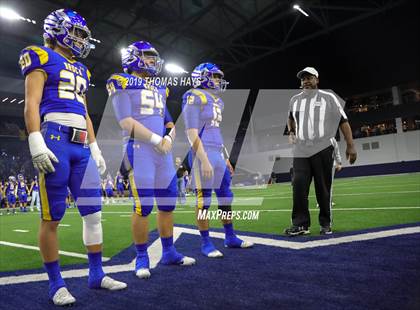 Thumbnail 2 in Pottsboro vs. Brock (UIL 3A Division 1 Semifinal) photogallery.