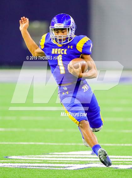 Thumbnail 2 in Pottsboro vs. Brock (UIL 3A Division 1 Semifinal) photogallery.
