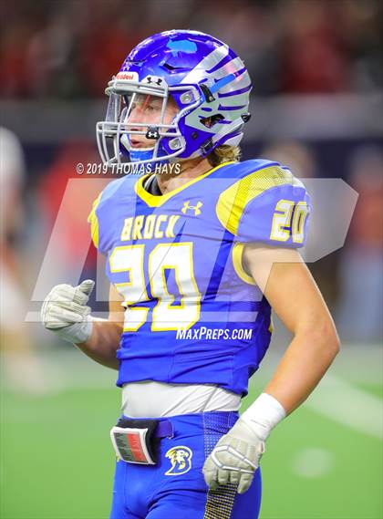 Thumbnail 1 in Pottsboro vs. Brock (UIL 3A Division 1 Semifinal) photogallery.