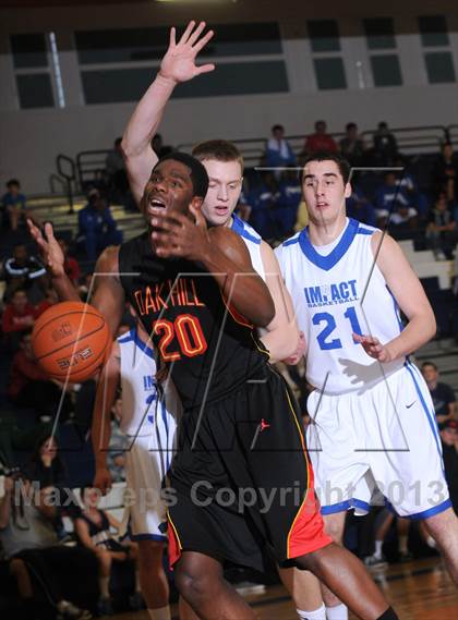 Thumbnail 1 in Oak Hill Academy vs Impact Academy (Las Vegas Hoop Fest) photogallery.