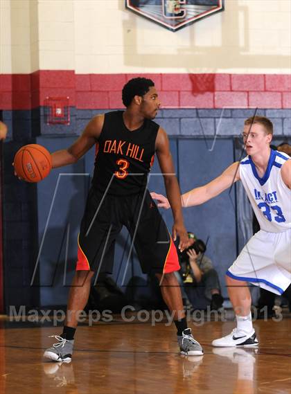 Thumbnail 2 in Oak Hill Academy vs Impact Academy (Las Vegas Hoop Fest) photogallery.