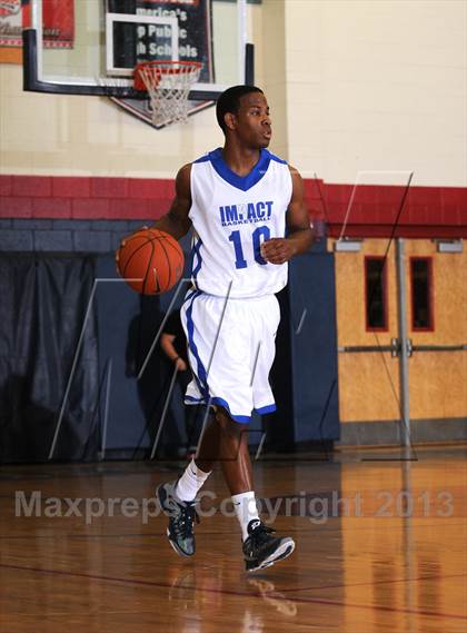 Thumbnail 3 in Oak Hill Academy vs Impact Academy (Las Vegas Hoop Fest) photogallery.