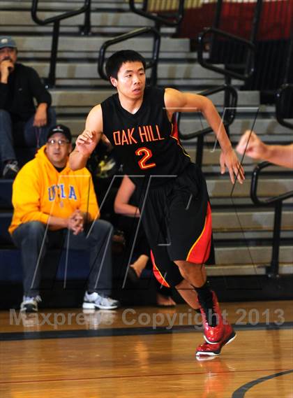 Thumbnail 2 in Oak Hill Academy vs Impact Academy (Las Vegas Hoop Fest) photogallery.