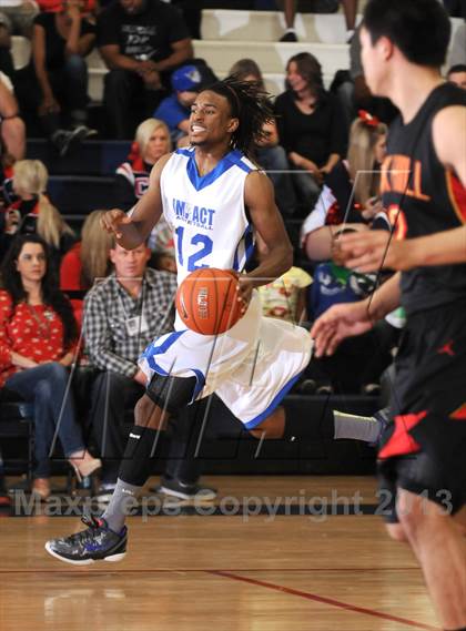 Thumbnail 1 in Oak Hill Academy vs Impact Academy (Las Vegas Hoop Fest) photogallery.