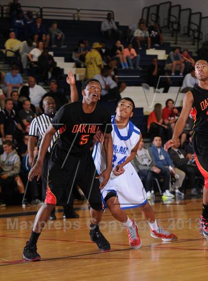 Thumbnail 1 in Oak Hill Academy vs Impact Academy (Las Vegas Hoop Fest) photogallery.