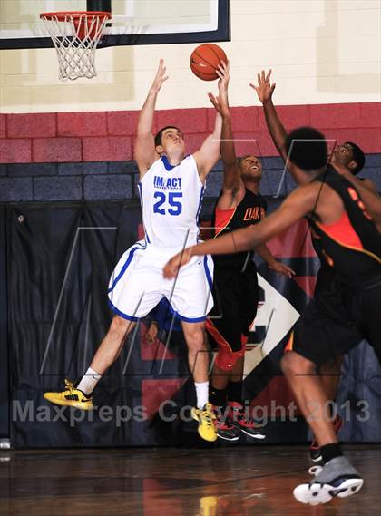 Thumbnail 3 in Oak Hill Academy vs Impact Academy (Las Vegas Hoop Fest) photogallery.