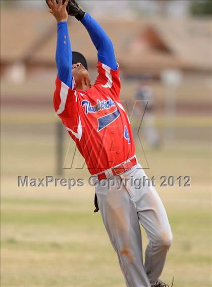 Thumbnail 2 in Lincoln County vs. Indian Springs (Spring Slam Tournament) photogallery.