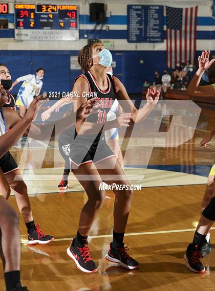 Thumbnail 1 in Charter Oak vs. Flintridge Sacred Heart (San Marino Tournament) photogallery.
