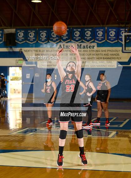 Thumbnail 3 in Charter Oak vs. Flintridge Sacred Heart (San Marino Tournament) photogallery.