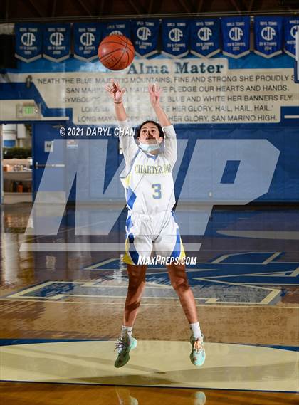 Thumbnail 1 in Charter Oak vs. Flintridge Sacred Heart (San Marino Tournament) photogallery.