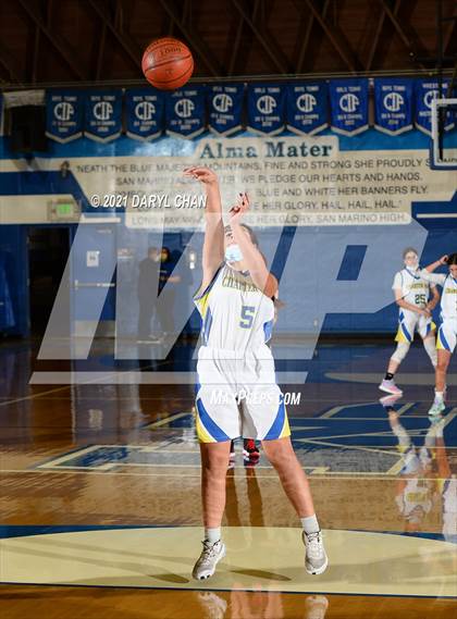 Thumbnail 3 in Charter Oak vs. Flintridge Sacred Heart (San Marino Tournament) photogallery.