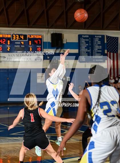Thumbnail 3 in Charter Oak vs. Flintridge Sacred Heart (San Marino Tournament) photogallery.