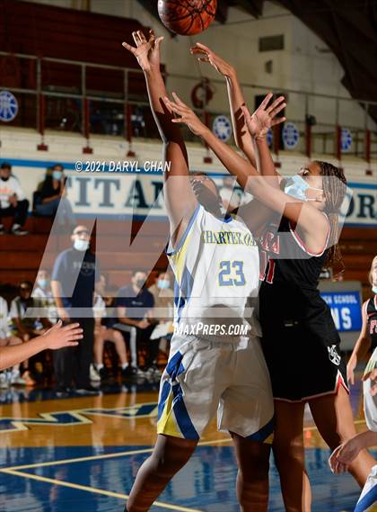 Thumbnail 3 in Charter Oak vs. Flintridge Sacred Heart (San Marino Tournament) photogallery.