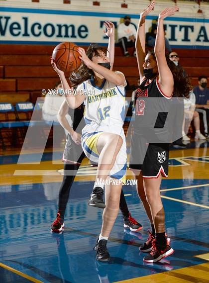 Thumbnail 2 in Charter Oak vs. Flintridge Sacred Heart (San Marino Tournament) photogallery.