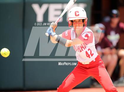 Thumbnail 2 in Hallettsville vs. Coahoma (UIL 3A Softball Final) photogallery.