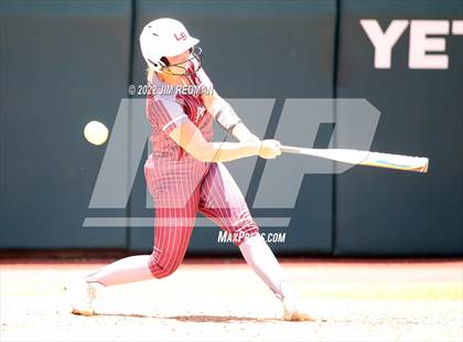 Thumbnail 2 in Hallettsville vs. Coahoma (UIL 3A Softball Final) photogallery.