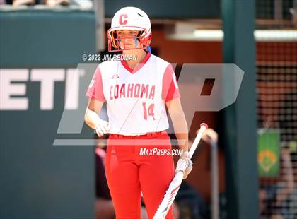 Thumbnail 1 in Hallettsville vs. Coahoma (UIL 3A Softball Final) photogallery.