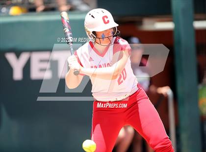Thumbnail 2 in Hallettsville vs. Coahoma (UIL 3A Softball Final) photogallery.