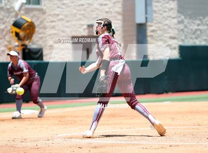Thumbnail 3 in Hallettsville vs. Coahoma (UIL 3A Softball Final) photogallery.