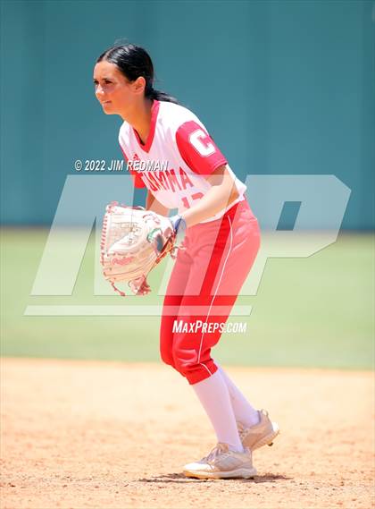 Thumbnail 2 in Hallettsville vs. Coahoma (UIL 3A Softball Final) photogallery.