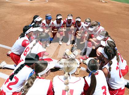 Thumbnail 2 in Hallettsville vs. Coahoma (UIL 3A Softball Final) photogallery.