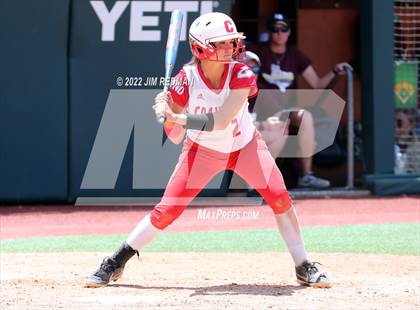 Thumbnail 2 in Hallettsville vs. Coahoma (UIL 3A Softball Final) photogallery.