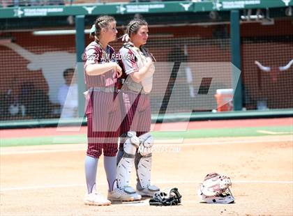Thumbnail 1 in Hallettsville vs. Coahoma (UIL 3A Softball Final) photogallery.